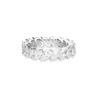 Anello eternity diamanti taglio marquise